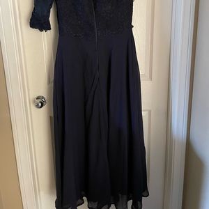 Navy blue Long gown